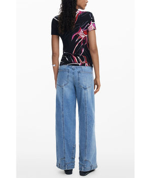 Desigual Black Viscose Women Top