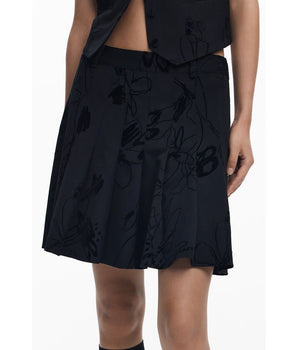 Desigual Black Polyester Women Skirt