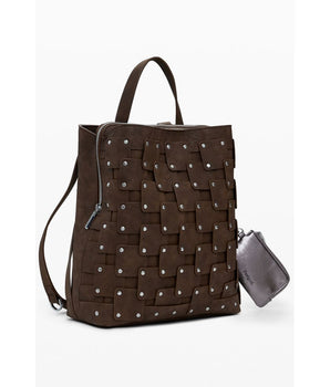 Desigual Brown Polyethylene Women Backpack