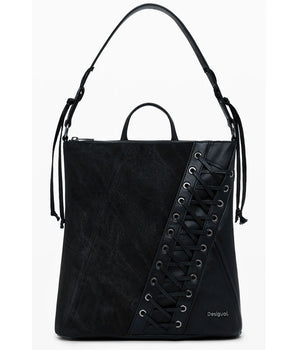 Desigual Black Polyethylene Women Backpack