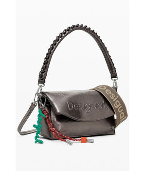 Desigual Bronze Polyethylene Women Handbag