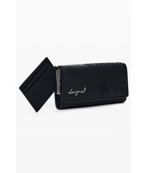 Desigual Black Polyethylene Wallet