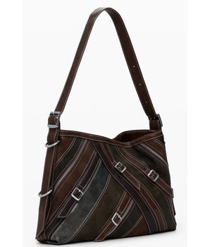 Desigual Brown Polyethylene Women Handbag