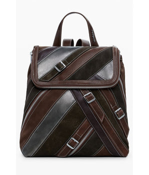 Desigual Brown Polyethylene Women Backpack