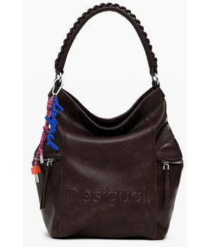 Desigual Brown Polyethylene Women Backpack