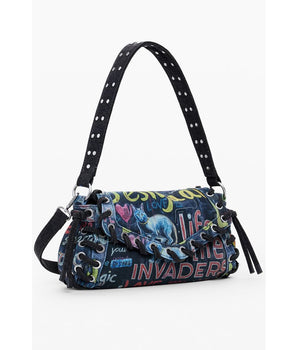 Desigual Blue Cotton Women Handbag