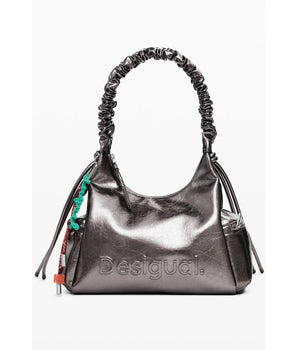Desigual Bronze Polyethylene Women Handbag