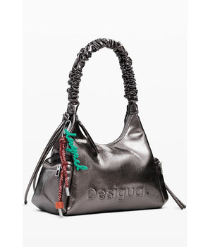Desigual Bronze Polyethylene Women Handbag