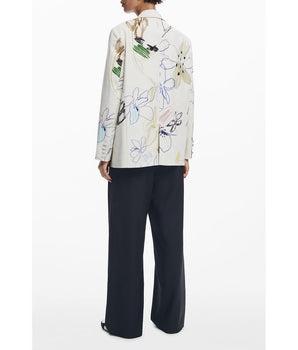 Desigual White Polyester Women Jacket