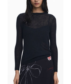 Desigual Black Polyester Women Dress