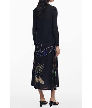 Desigual Black Polyester Women Dress