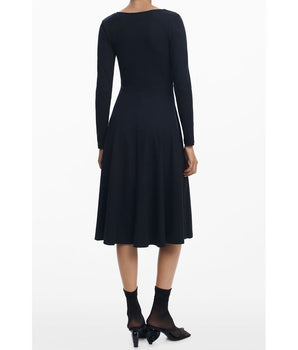 Desigual Black Cotton Women Dress