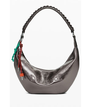 Desigual Bronze Polyethylene Women Handbag