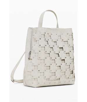Desigual Beige Polyethylene Women Backpack