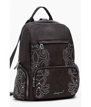 Desigual Brown Polyethylene Women Backpack