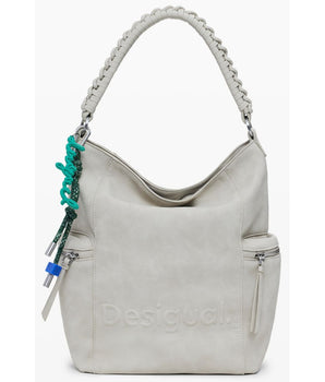 Desigual Beige Polyethylene Women Backpack