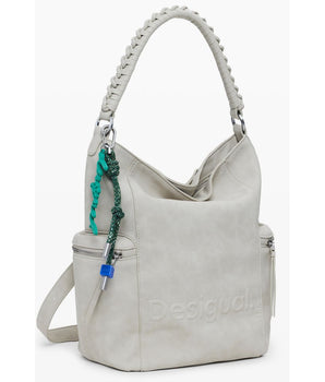 Desigual Beige Polyethylene Women Backpack