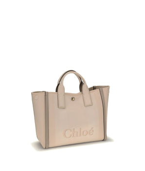 Chloé Beige Cotton Handbag