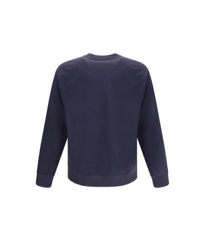 Fendi Blue Cotton Sweatshirt