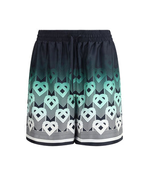 Casablanca Multicolor Silk Bermuda Shorts