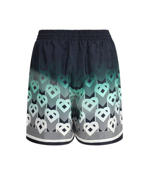 Casablanca Multicolor Silk Bermuda Shorts
