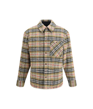 Burberry multicolored wool coat