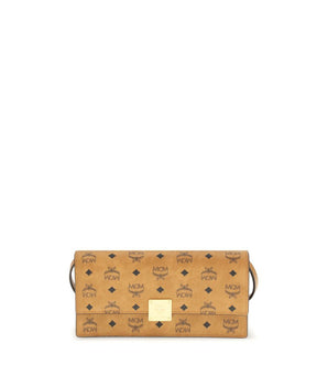 MCM Beige Fabric Wallet