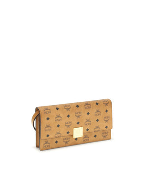 MCM Beige Fabric Wallet