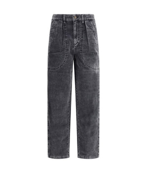 Marant Etoile Black Cotton Casual Pants