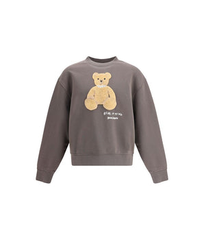 Palm Angels Brown Cotton Sweatshirt