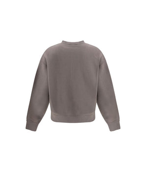 Palm Angels Brown Cotton Sweatshirt