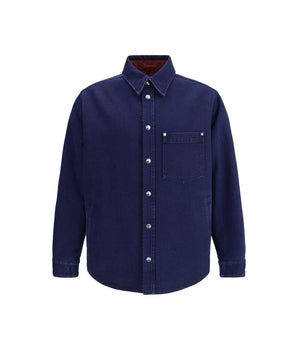 Gucci Denim and Flannel Reversible Shirt