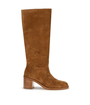 Stuart Weitzman Brown Calf Leather Bos Taurus High Heel Boots