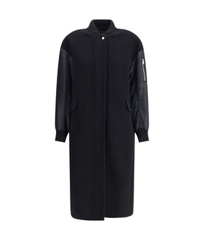 PINKO Black Wool Coat