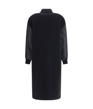 PINKO Black Wool Coat
