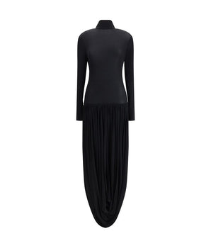 Magda Butrym Black Viscose Casual Dress