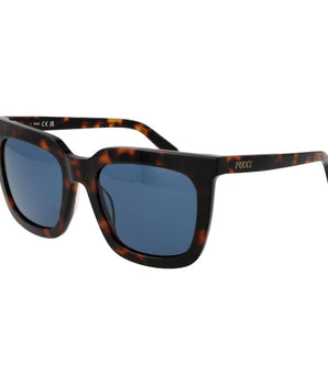 Emilio Pucci Brown Acetate Sunglasses