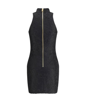 Balmain Black Viscose Cocktail Dress
