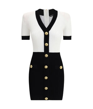 Balmain Multicolor Viscose Casual Dress