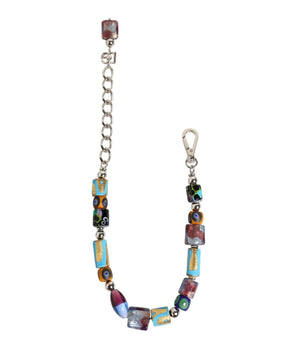 Dolce &amp; Gabbana Multicolor Murano Glass Beads Brass Zamak Necklace