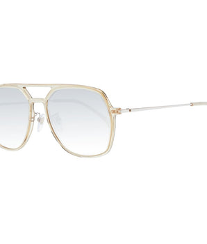 Lozza Beige Acetate & Plastic Sunglasses