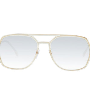 Lozza Beige Acetate & Plastic Sunglasses