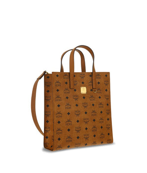 MCM Brown Polyethylene Shoulder Bag