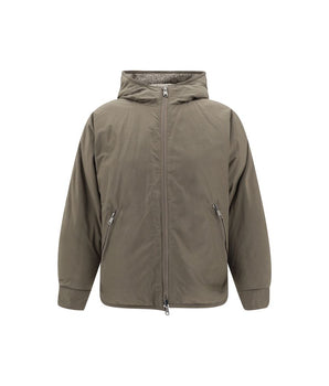 Brunello Cucinelli Brown Fleece Wool Coat