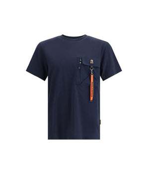 Parajumpers Blue Cotton T-Shirt