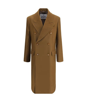 Vivienne Westwood Brown Fleece Wool Coat