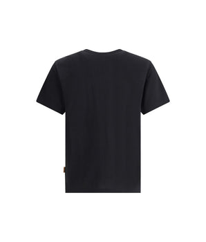 Parajumpers Black Cotton T-Shirt