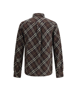 Burberry Brown patterned cotton shirt