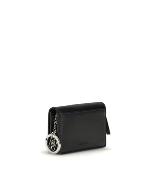 Ganni Black Recycled Leather Wallet