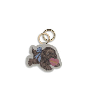 Ganni Puppy Keychain